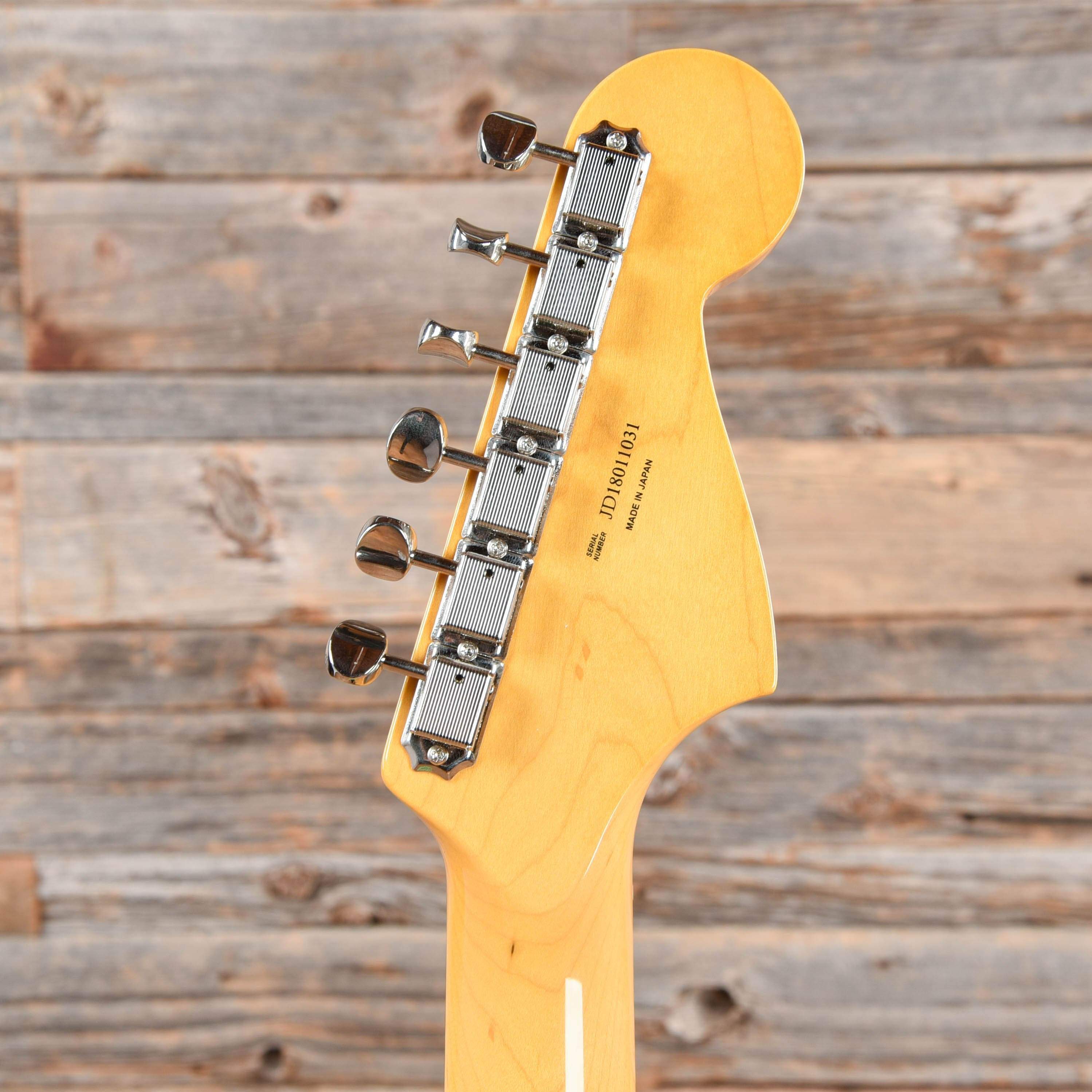 Fender MIJ Traditional 60s Jazzmaster Surf Green LEFTY w/Matching Headcap Electric Guitars / Left-Handed