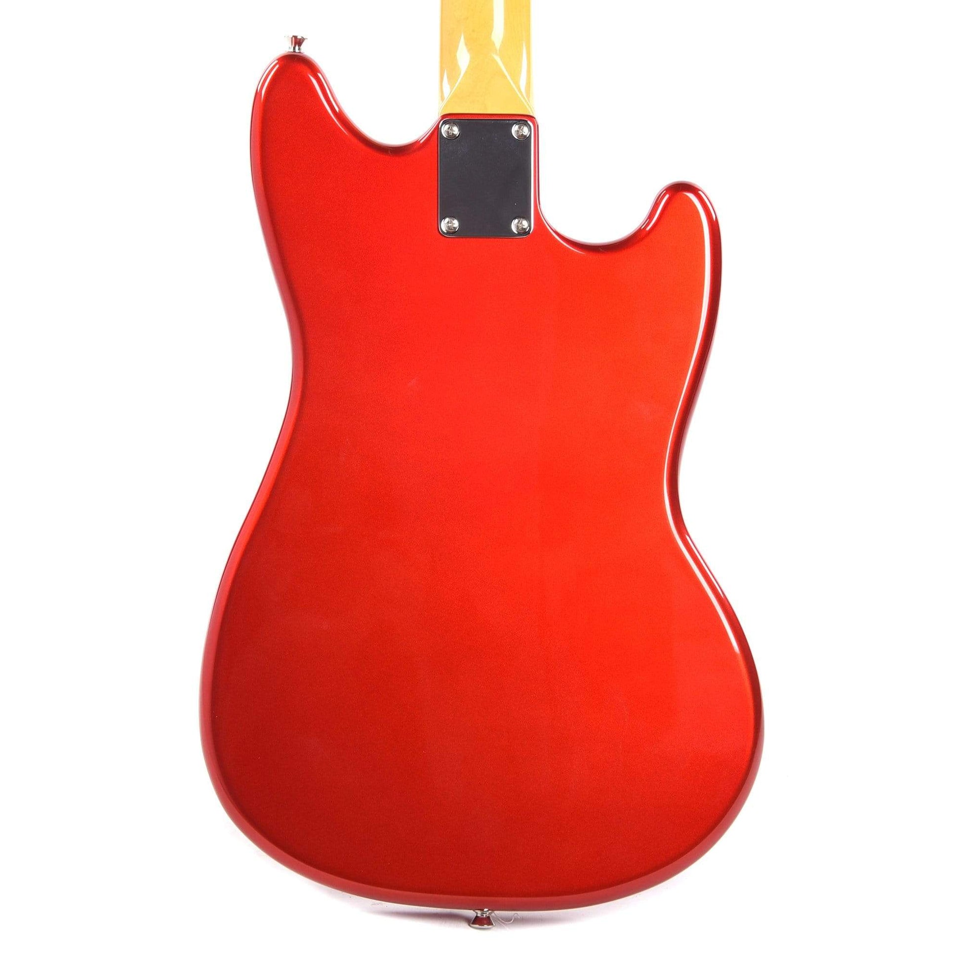 Fender MIJ Traditional 60s Mustang Candy Apple Red LEFTY w/Matching Headcap Electric Guitars / Left-Handed