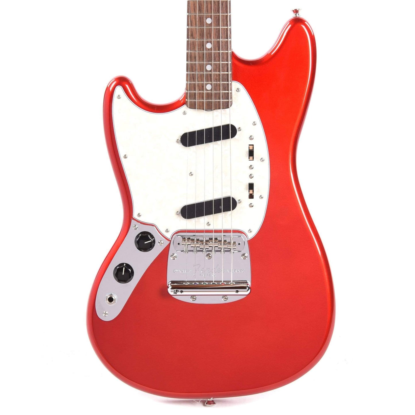 Fender MIJ Traditional 60s Mustang Candy Apple Red LEFTY w/Matching Headcap Electric Guitars / Left-Handed