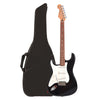 Fender Player Stratocaster LEFTY PF Black and FE405 Gig Bag Bundle Electric Guitars / Left-Handed