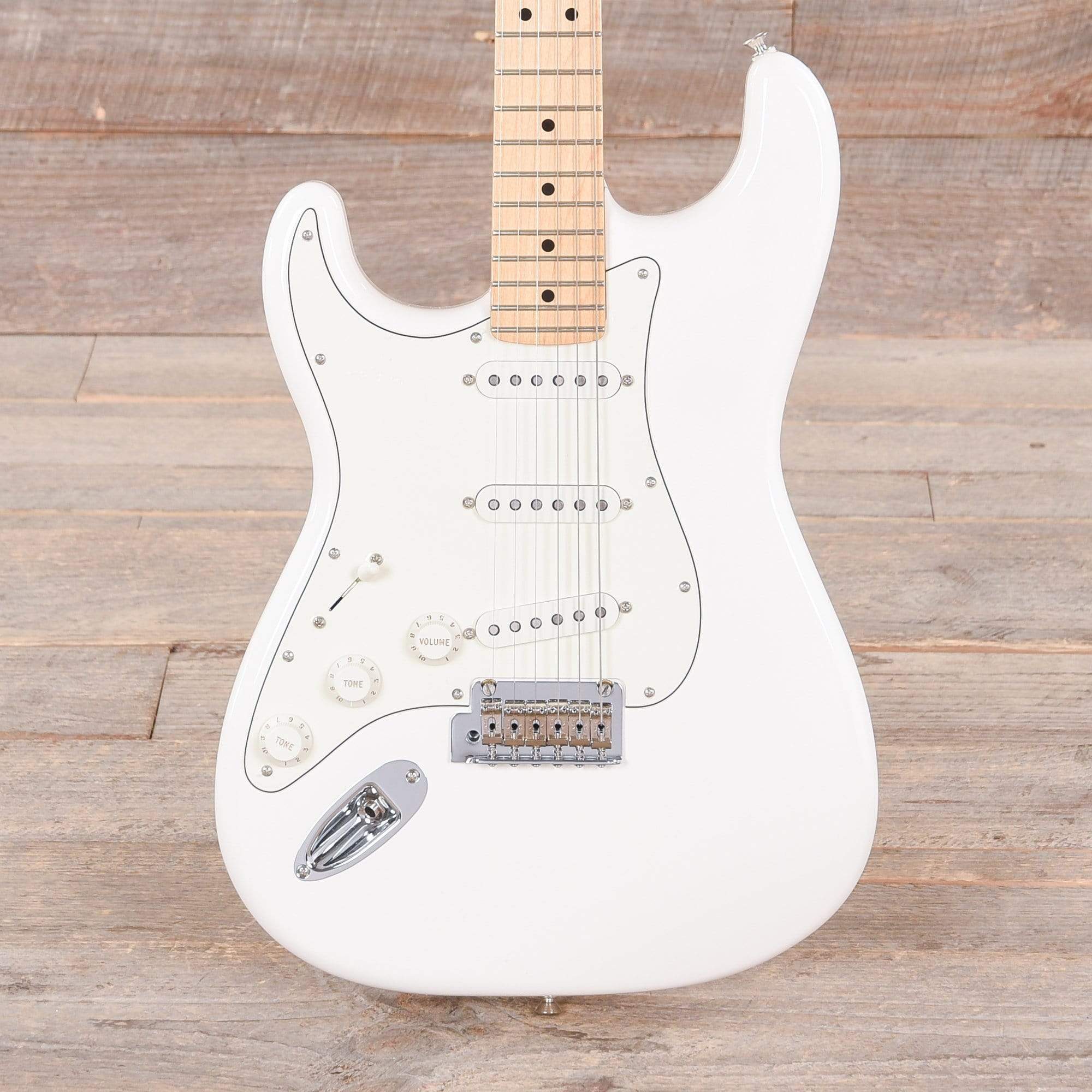 Fender Player Stratocaster LEFTY Polar White Electric Guitars / Left-Handed