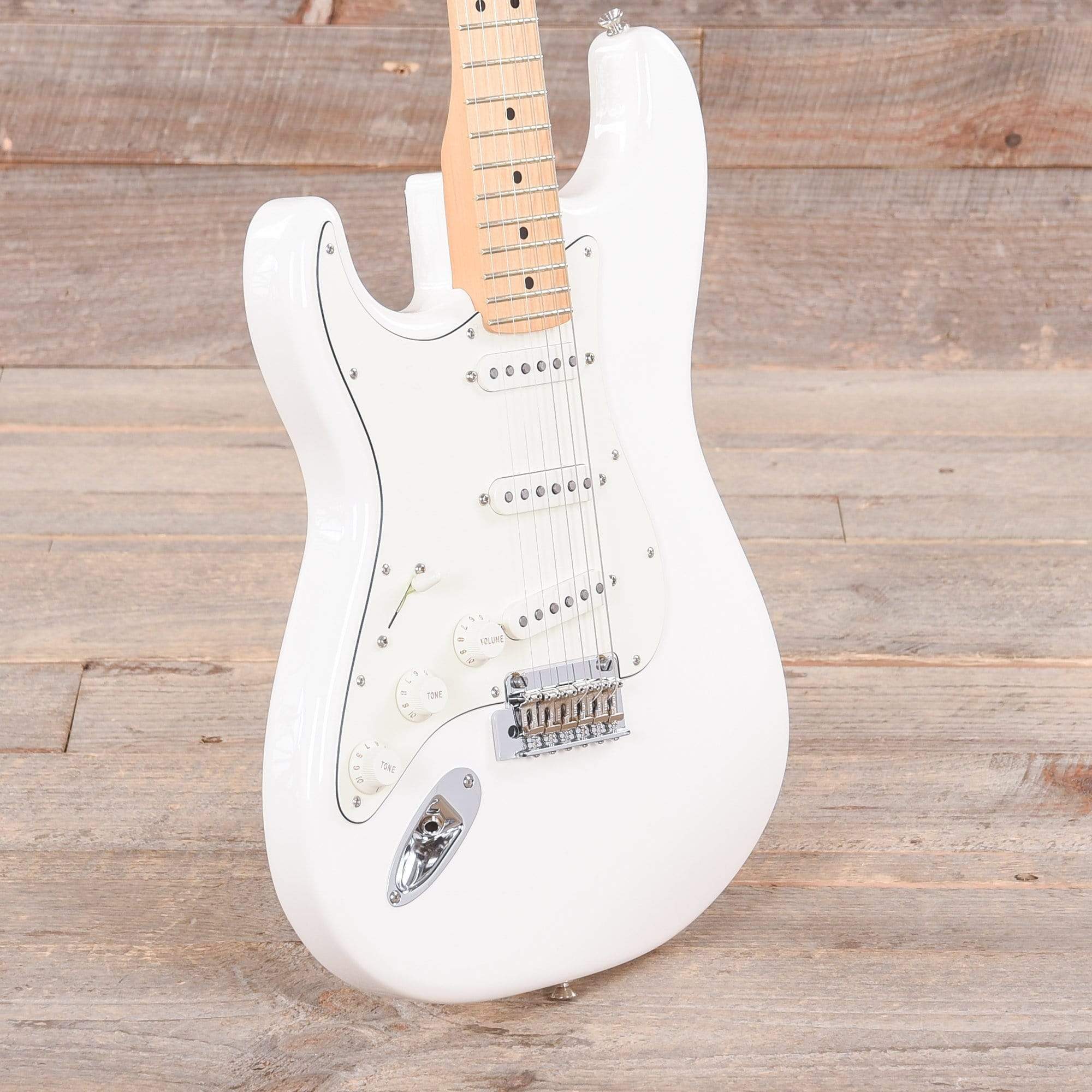 Fender Player Stratocaster LEFTY Polar White Electric Guitars / Left-Handed