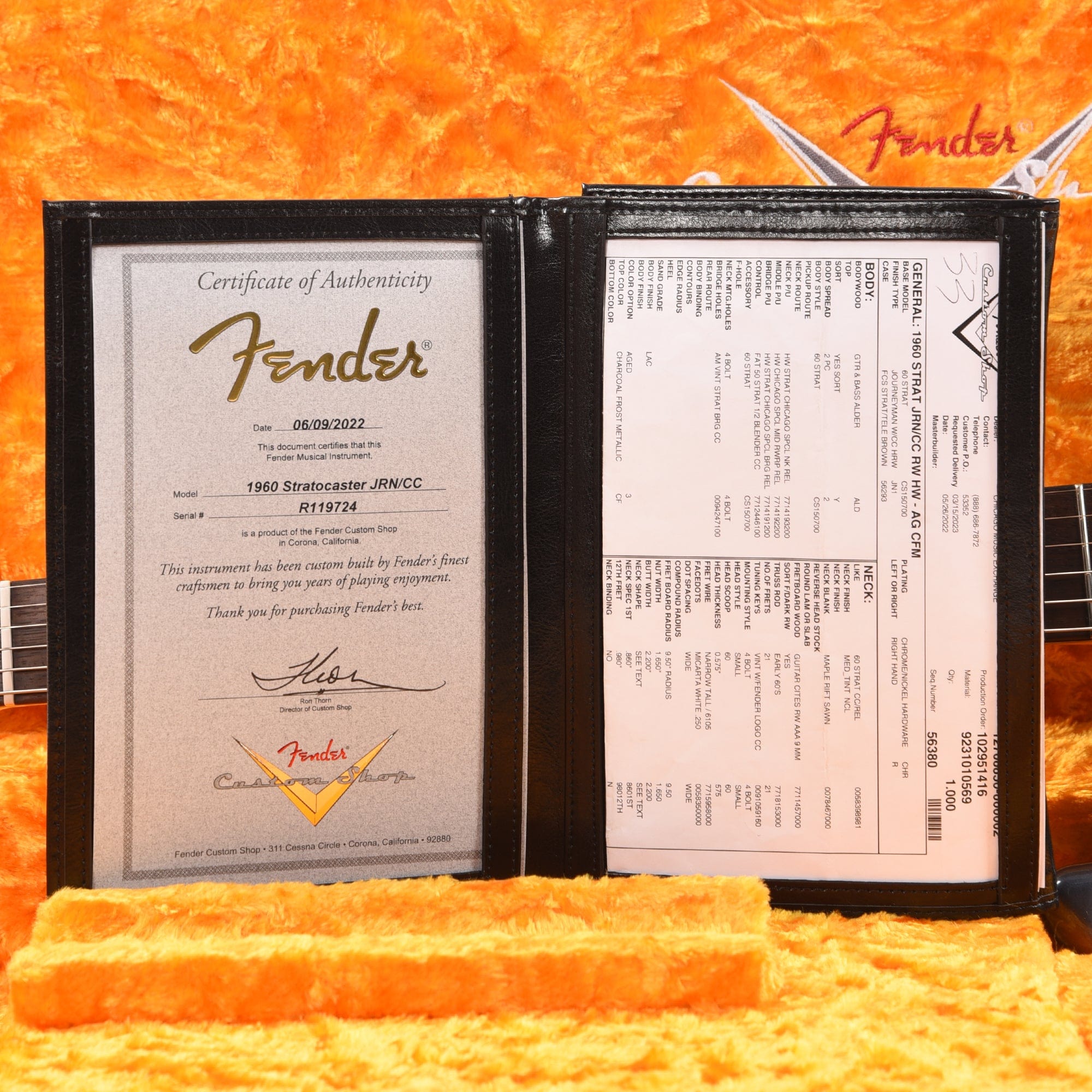 Fender Custom Shop 1960 Stratocaster 