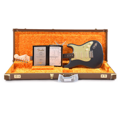 Fender Custom Shop 1960 Stratocaster "Chicago Special" Journeyman Relic Aged Charcoal Frost Metallic Electric Guitars / Semi-Hollow,Electric Guitars / Solid Body