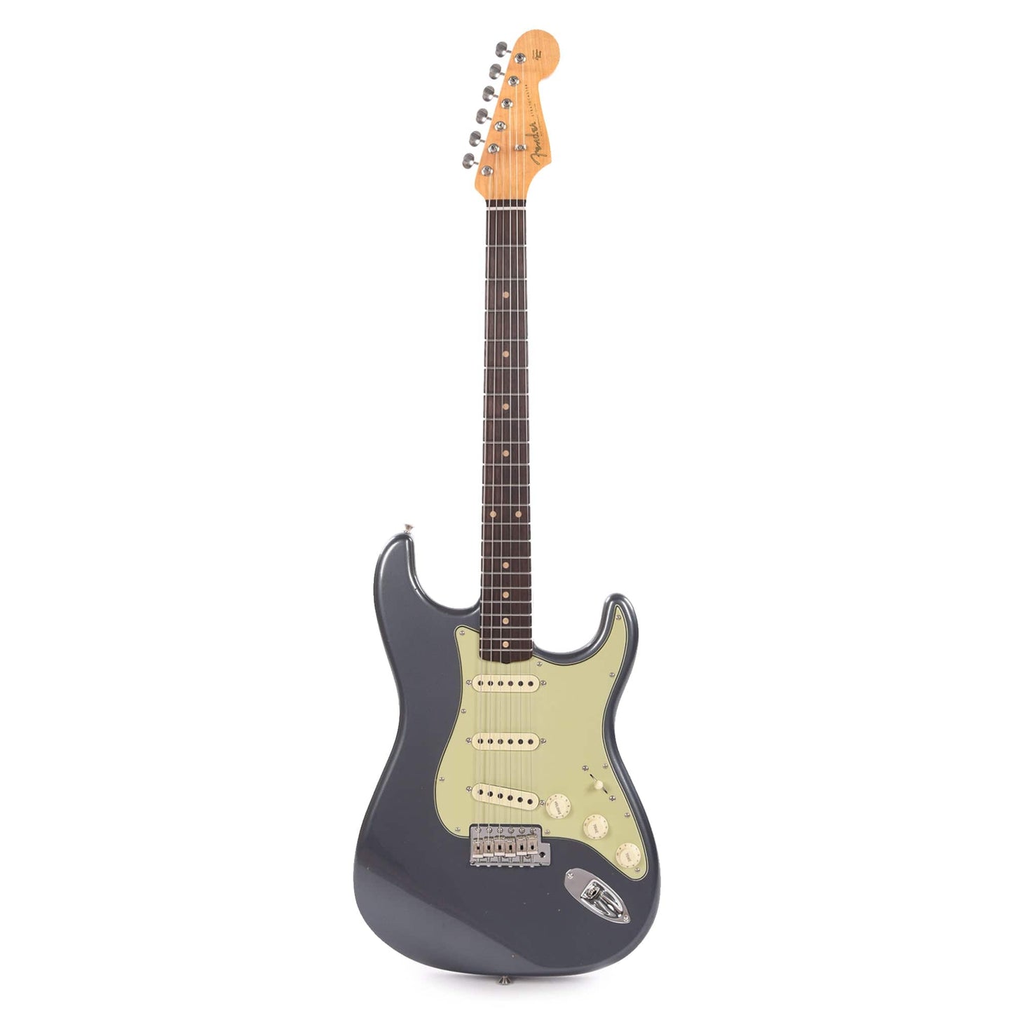 Fender Custom Shop 1960 Stratocaster "Chicago Special" Journeyman Relic Aged Charcoal Frost Metallic Electric Guitars / Semi-Hollow,Electric Guitars / Solid Body