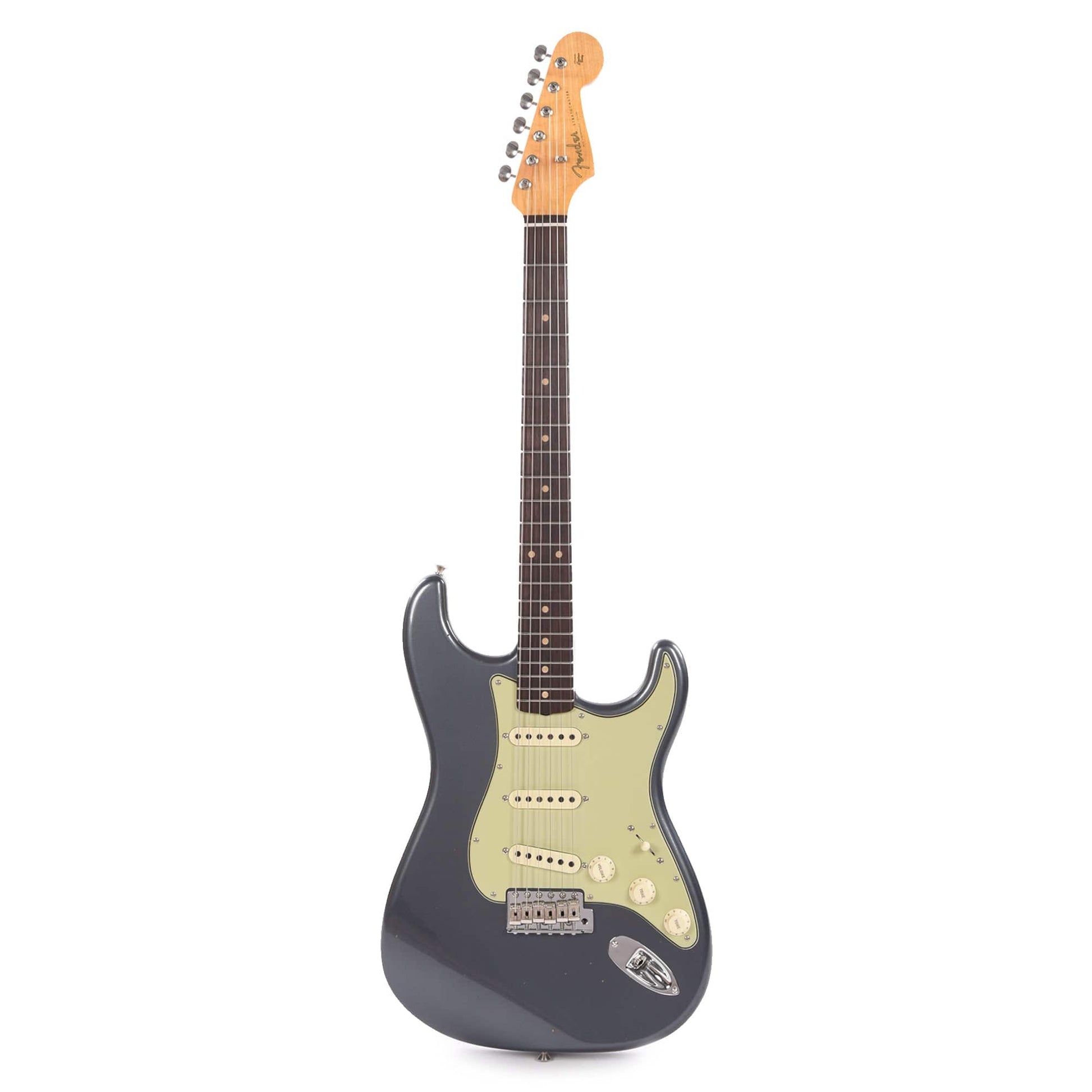 Fender Custom Shop 1960 Stratocaster "Chicago Special" Journeyman Relic Aged Charcoal Frost Metallic Electric Guitars / Semi-Hollow,Electric Guitars / Solid Body