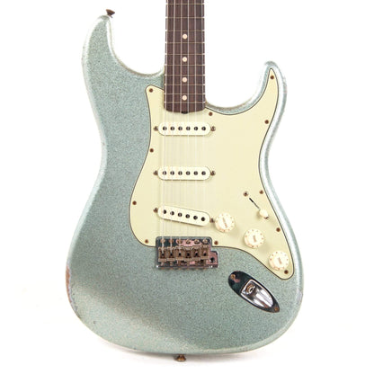 Fender Custom Shop 1960 Stratocaster "Chicago Special" Relic Aged Firemist Silver Sparkle Electric Guitars / Semi-Hollow,Electric Guitars / Solid Body