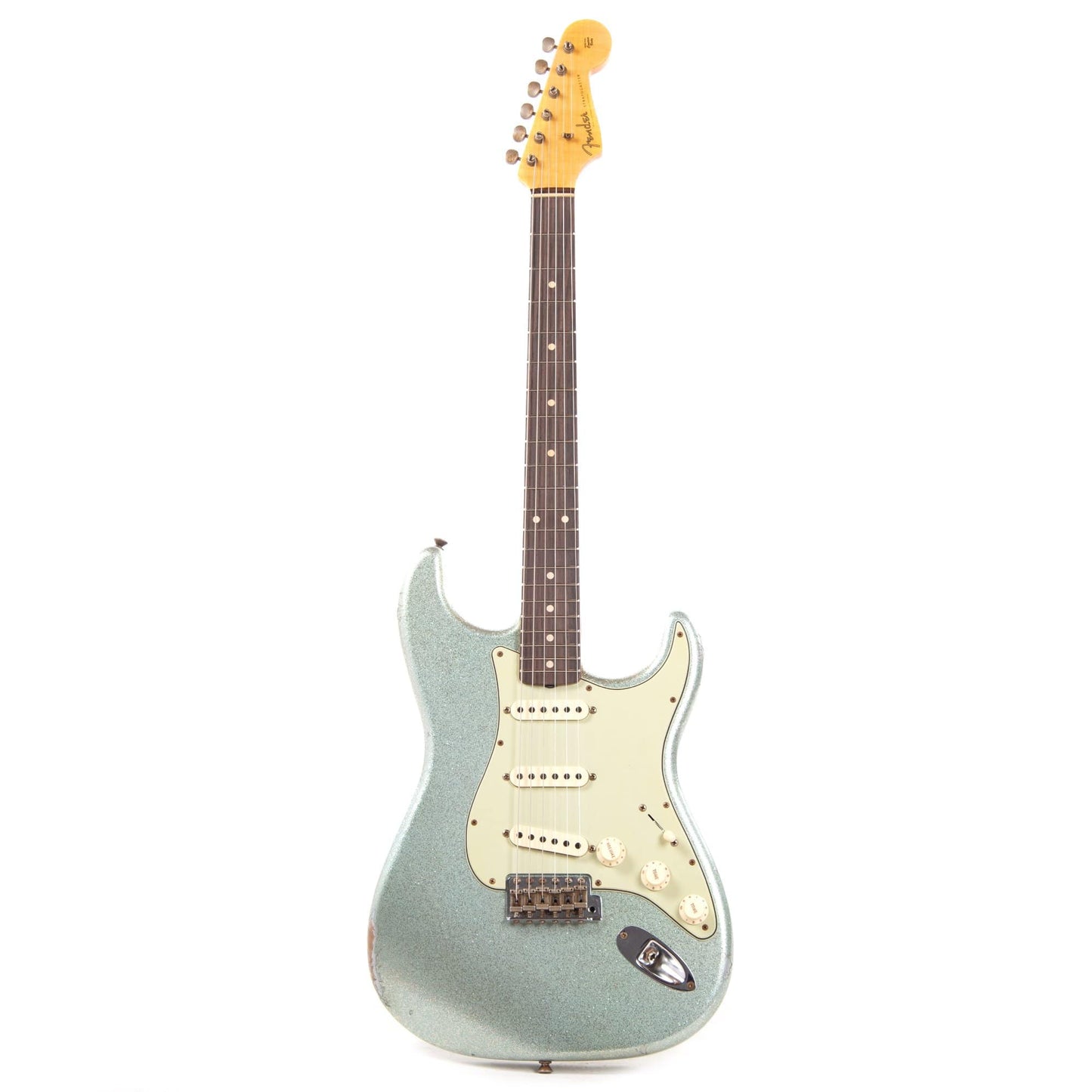 Fender Custom Shop 1960 Stratocaster "Chicago Special" Relic Aged Firemist Silver Sparkle Electric Guitars / Semi-Hollow,Electric Guitars / Solid Body