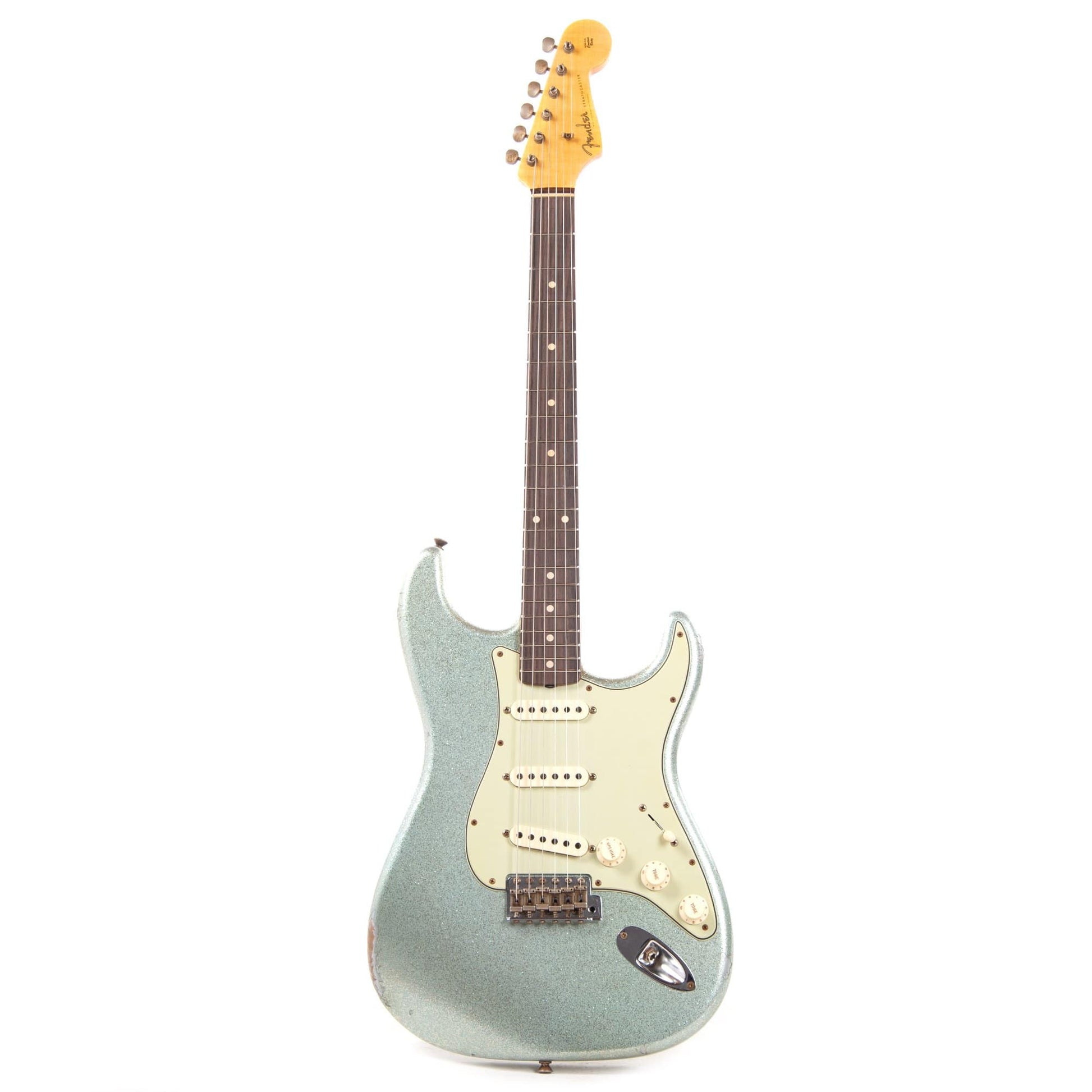 Fender Custom Shop 1960 Stratocaster "Chicago Special" Relic Aged Firemist Silver Sparkle Electric Guitars / Semi-Hollow,Electric Guitars / Solid Body