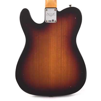 Fender Custom Shop 1968 Telecaster Thinline Journeyman Relic 3-Color Sunburst Electric Guitars / Semi-Hollow,Electric Guitars / Solid Body