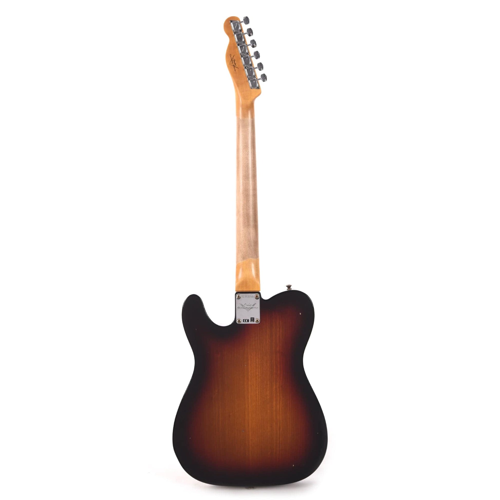 Fender Custom Shop 1968 Telecaster Thinline Journeyman Relic 3-Color Sunburst Electric Guitars / Semi-Hollow,Electric Guitars / Solid Body