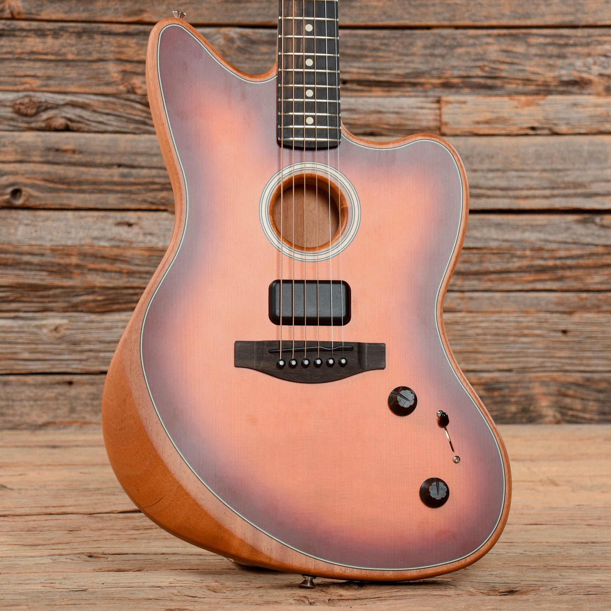 Fender American Acoustasonic Jazzmaster Tobacco Sunburst 2021 Electric Guitars / Semi-Hollow