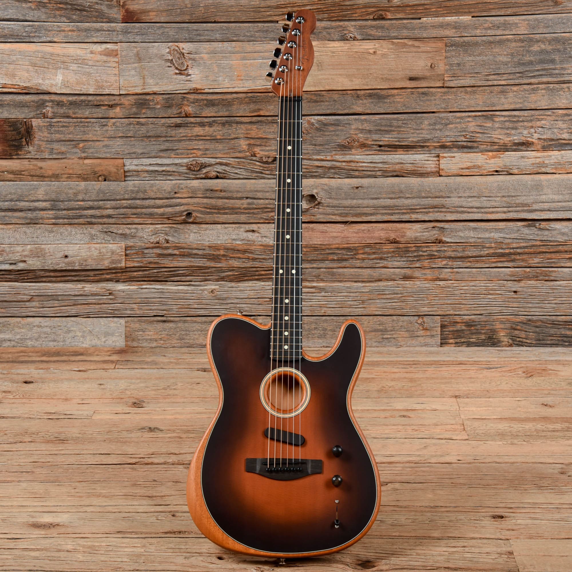 Fender American Acoustasonic Telecaster Sunburst 2021 Electric Guitars / Semi-Hollow