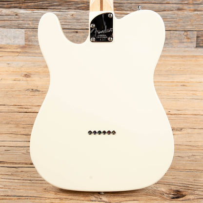Fender American Deluxe Telecaster Thinline Olympic White 2013 Electric Guitars / Semi-Hollow