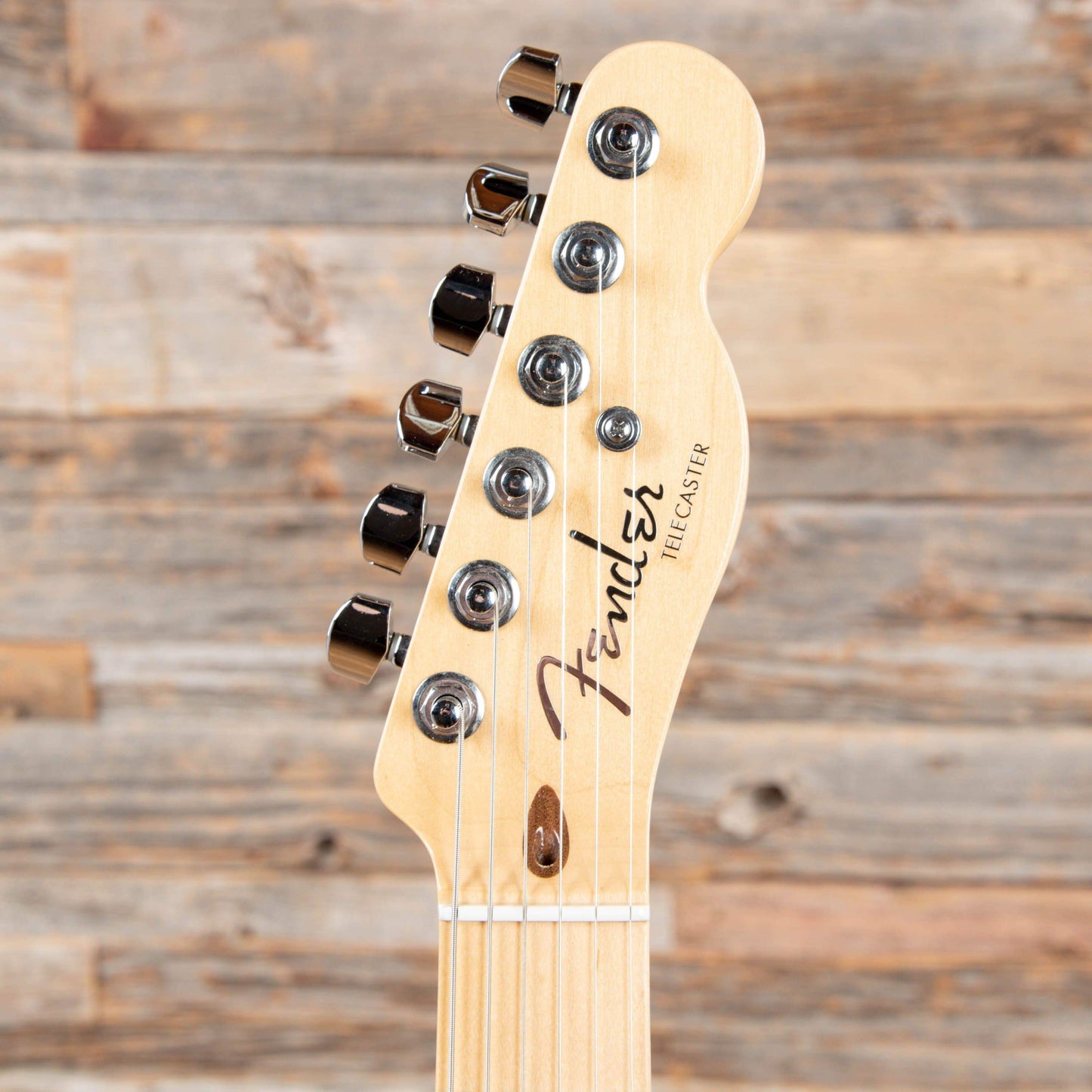 Fender American Deluxe Telecaster Thinline Olympic White 2013 Electric Guitars / Semi-Hollow