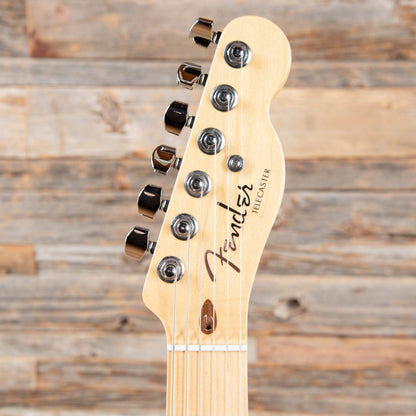 Fender American Deluxe Telecaster Thinline Olympic White 2013 Electric Guitars / Semi-Hollow