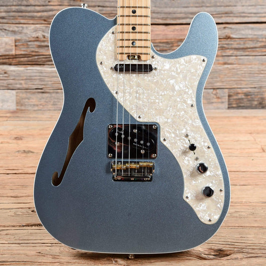 Fender American Elite Telecaster Thinline Mystic Ice Blue 2017 Electric Guitars / Semi-Hollow