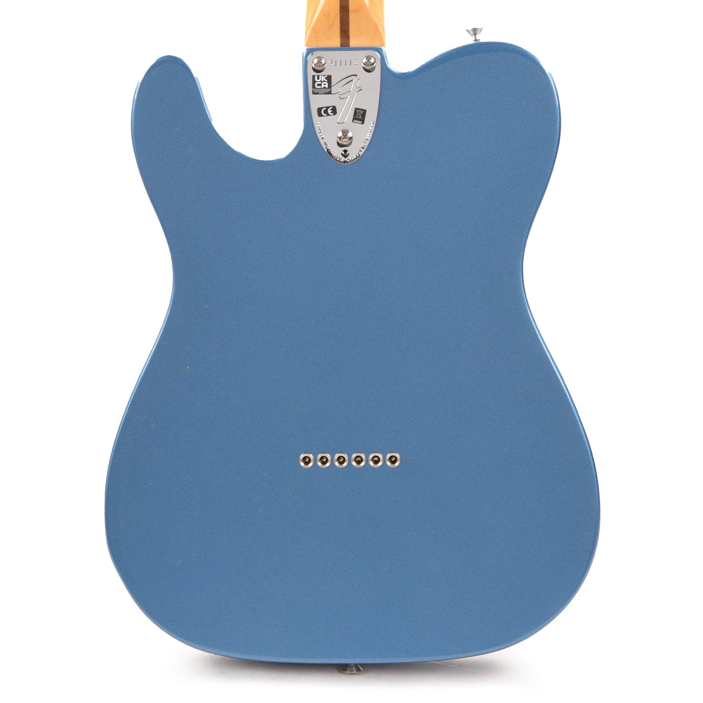 Fender American Vintage II 1972 Telecaster Thinline Lake Placid Blue Electric Guitars / Semi-Hollow