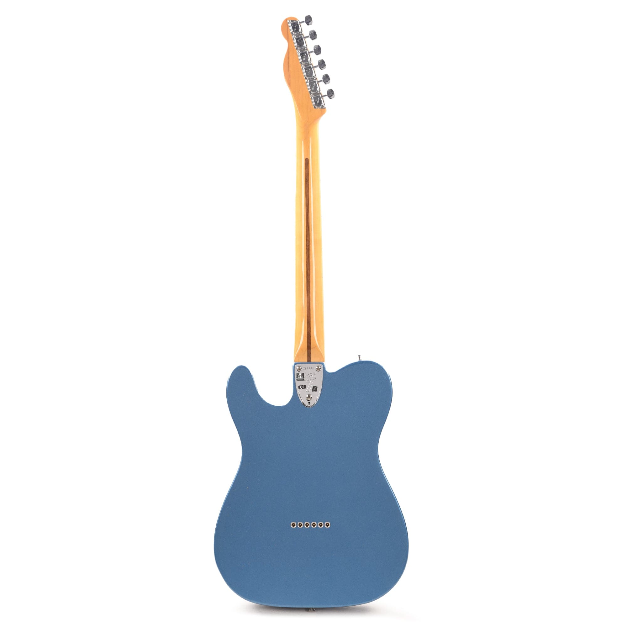 Fender American Vintage II 1972 Telecaster Thinline Lake Placid Blue Electric Guitars / Semi-Hollow