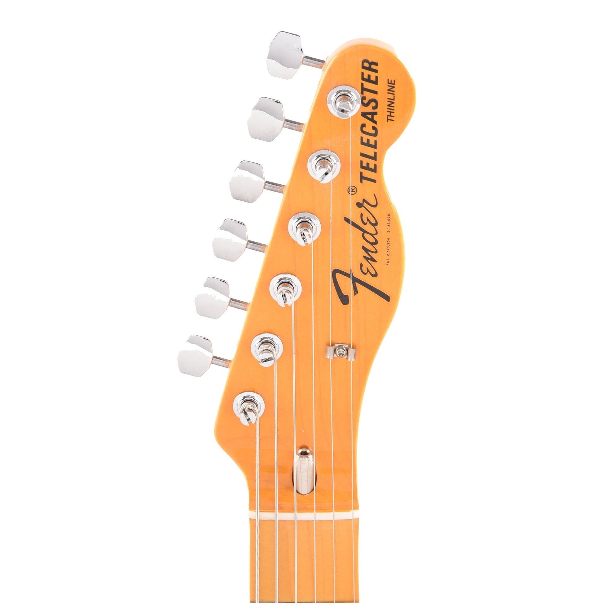 Fender American Vintage II 1972 Telecaster Thinline Lake Placid Blue Electric Guitars / Semi-Hollow