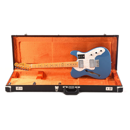 Fender American Vintage II 1972 Telecaster Thinline Lake Placid Blue Electric Guitars / Semi-Hollow
