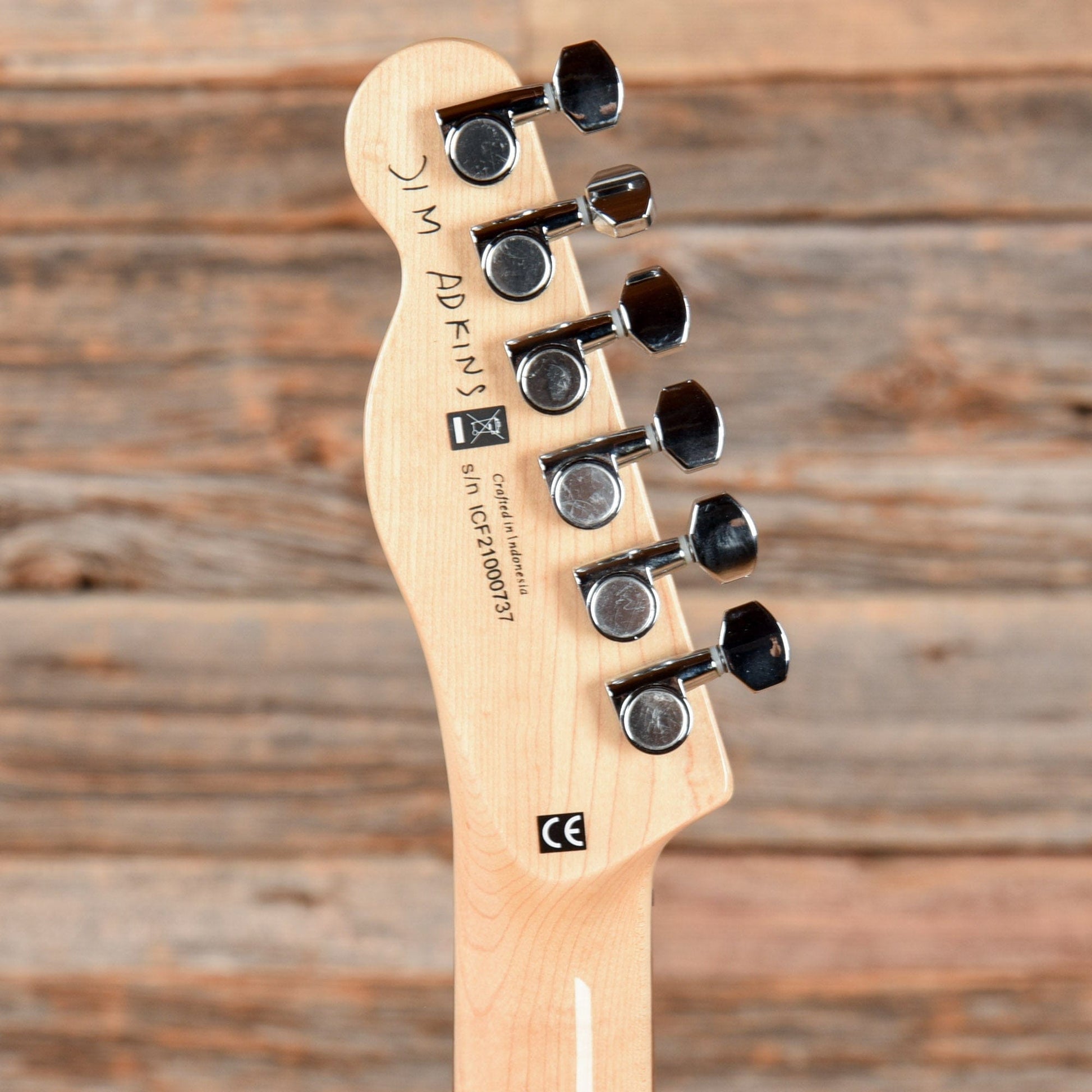 Fender Artist JA-90 Jim Adkins Signature Telecaster Thinline Natural 2021 Electric Guitars / Semi-Hollow