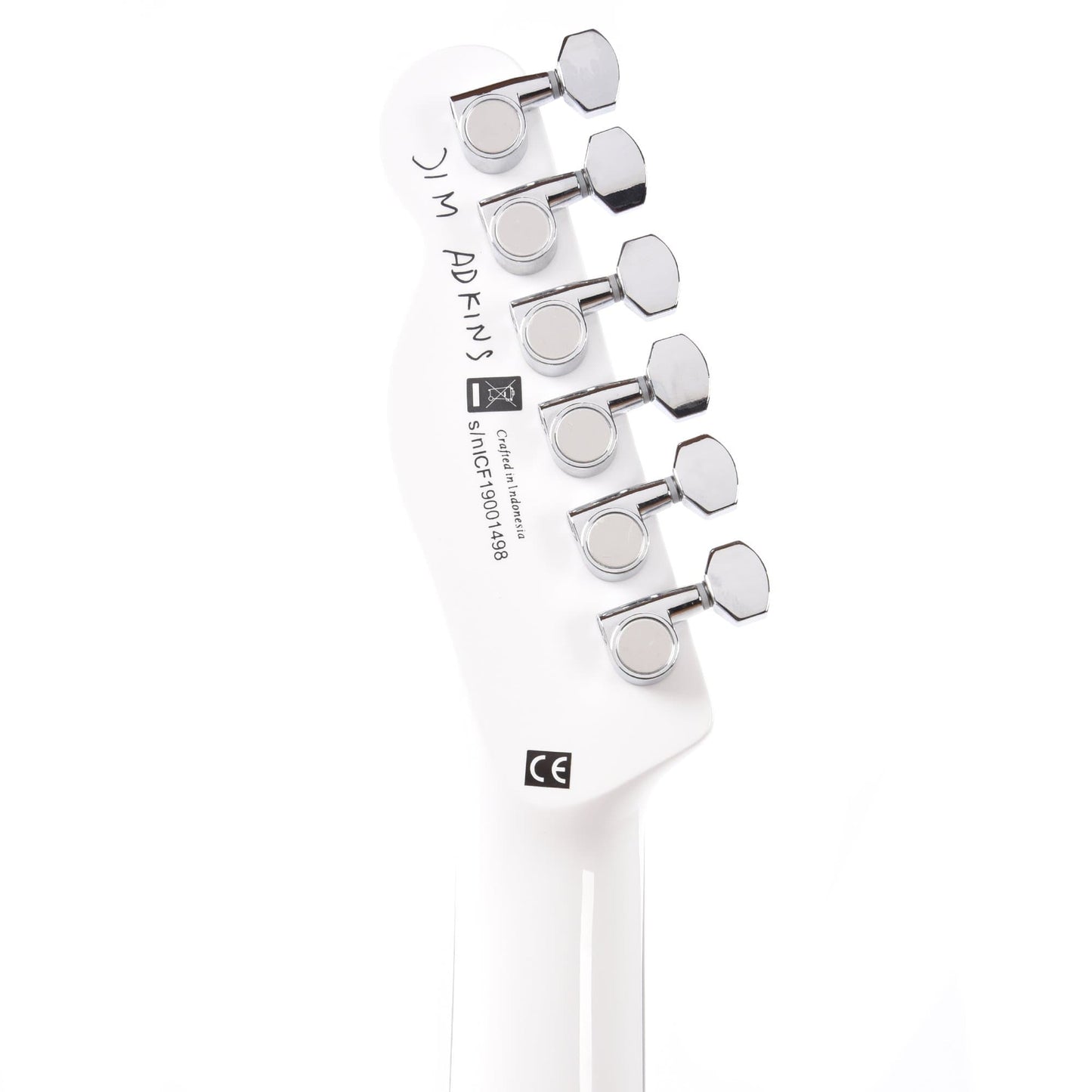 Fender Artist Jim Adkins JA-90 Telecaster Thinline White Electric Guitars / Semi-Hollow