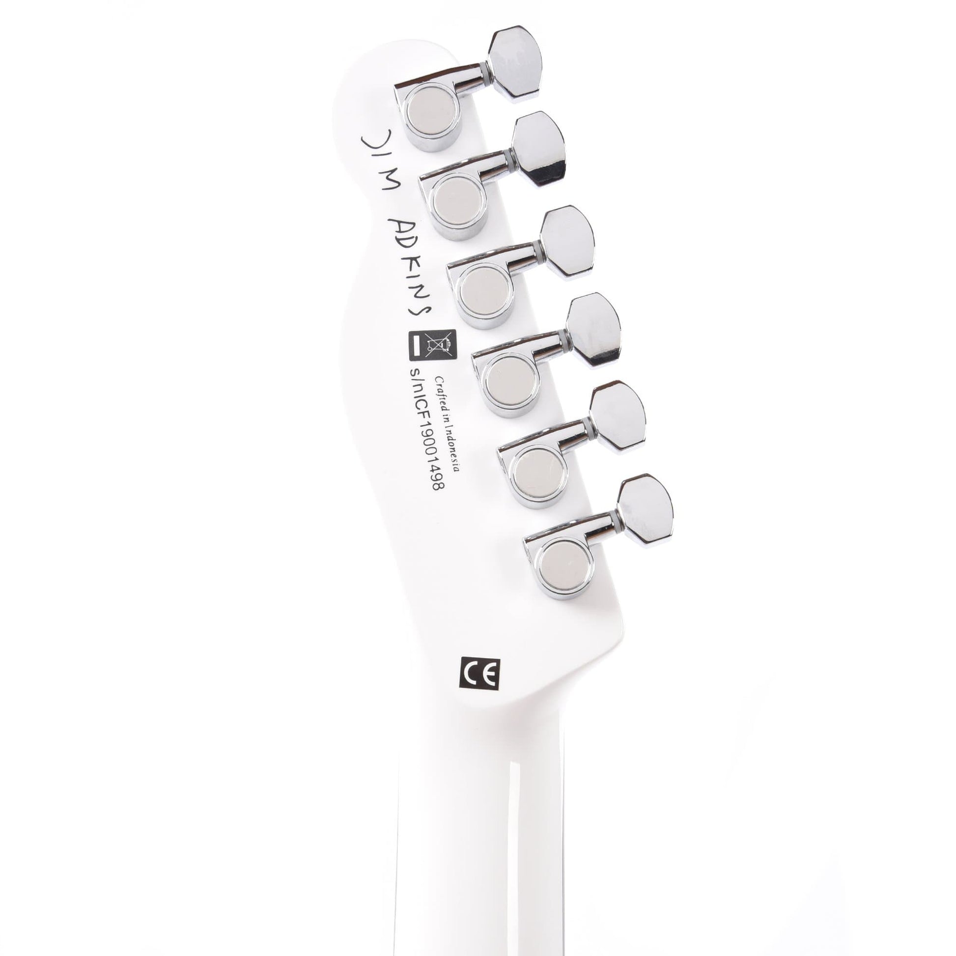 Fender Artist Jim Adkins JA-90 Telecaster Thinline White Electric Guitars / Semi-Hollow