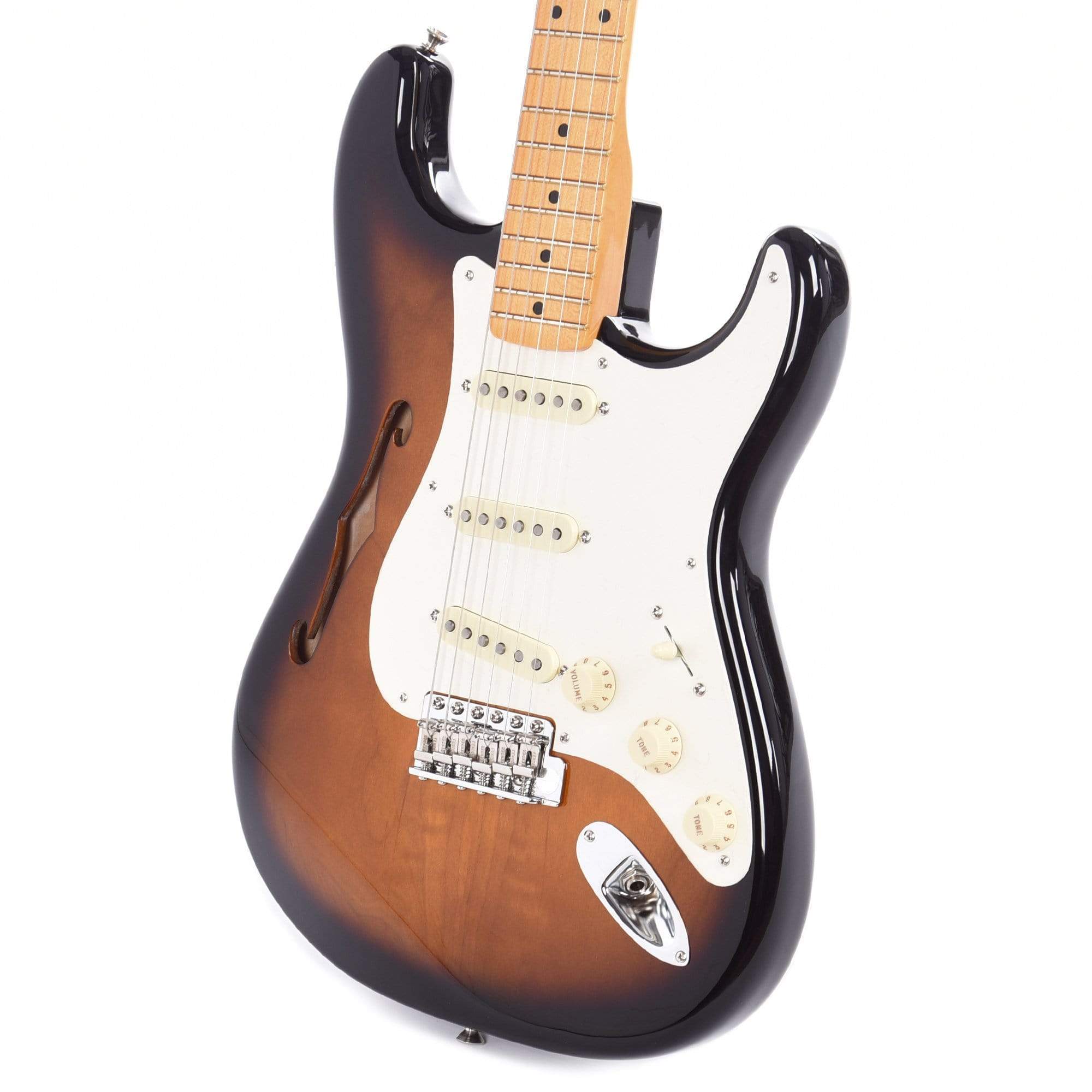 Fender Artist Series Eric Johnson Thinline Stratocaster 2-Color Sunburst Electric Guitars / Semi-Hollow
