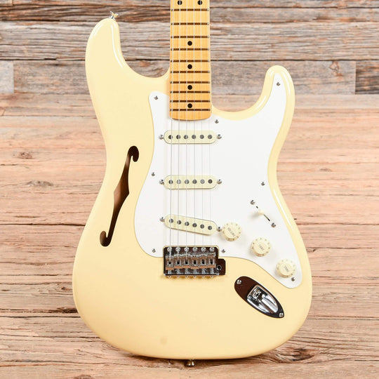 Fender Artist Series Eric Johnson Thinline Stratocaster Vintage White 2018 Electric Guitars / Semi-Hollow