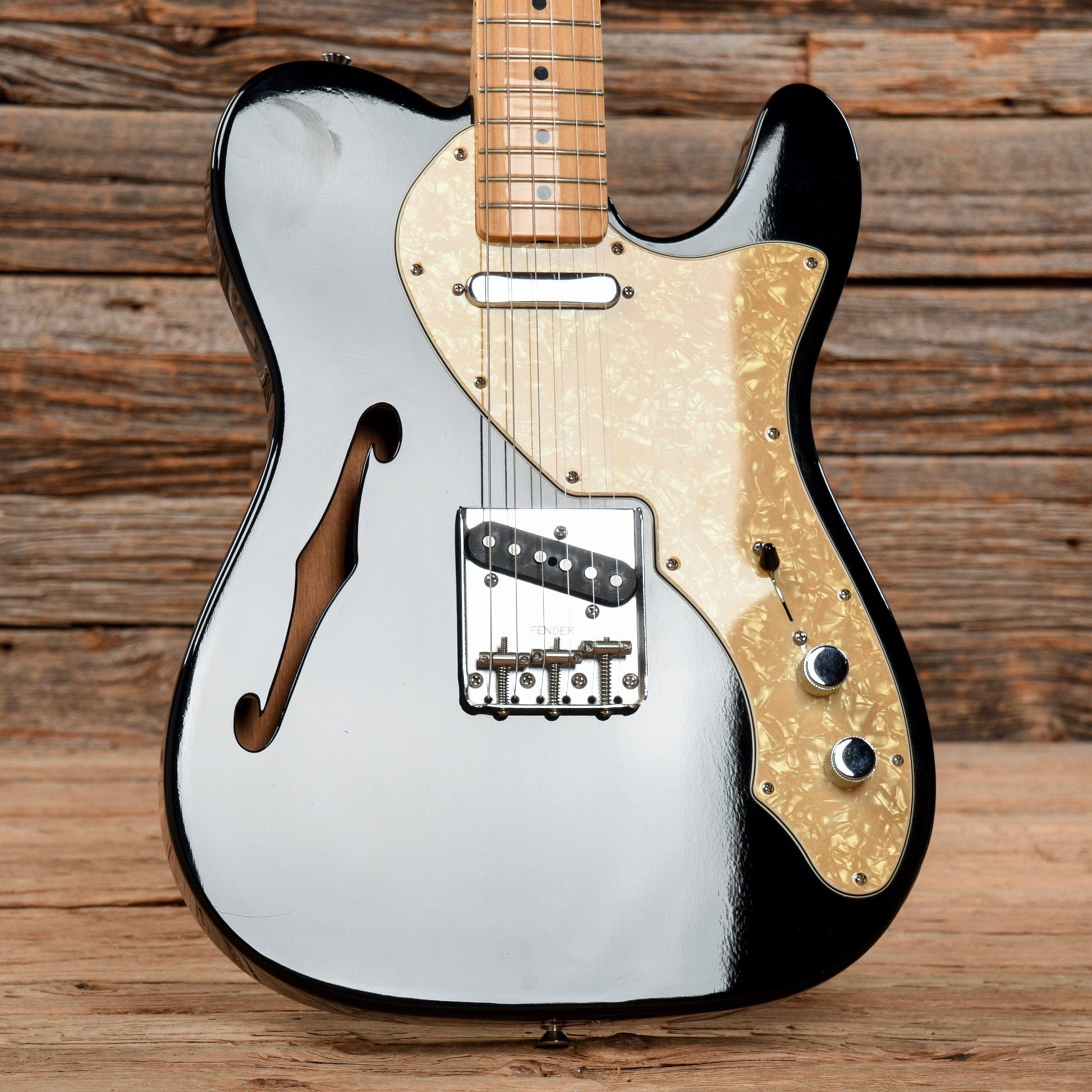 Fender Classic Series 69' Telecaster Thinline Black 2010 Electric Guitars / Semi-Hollow