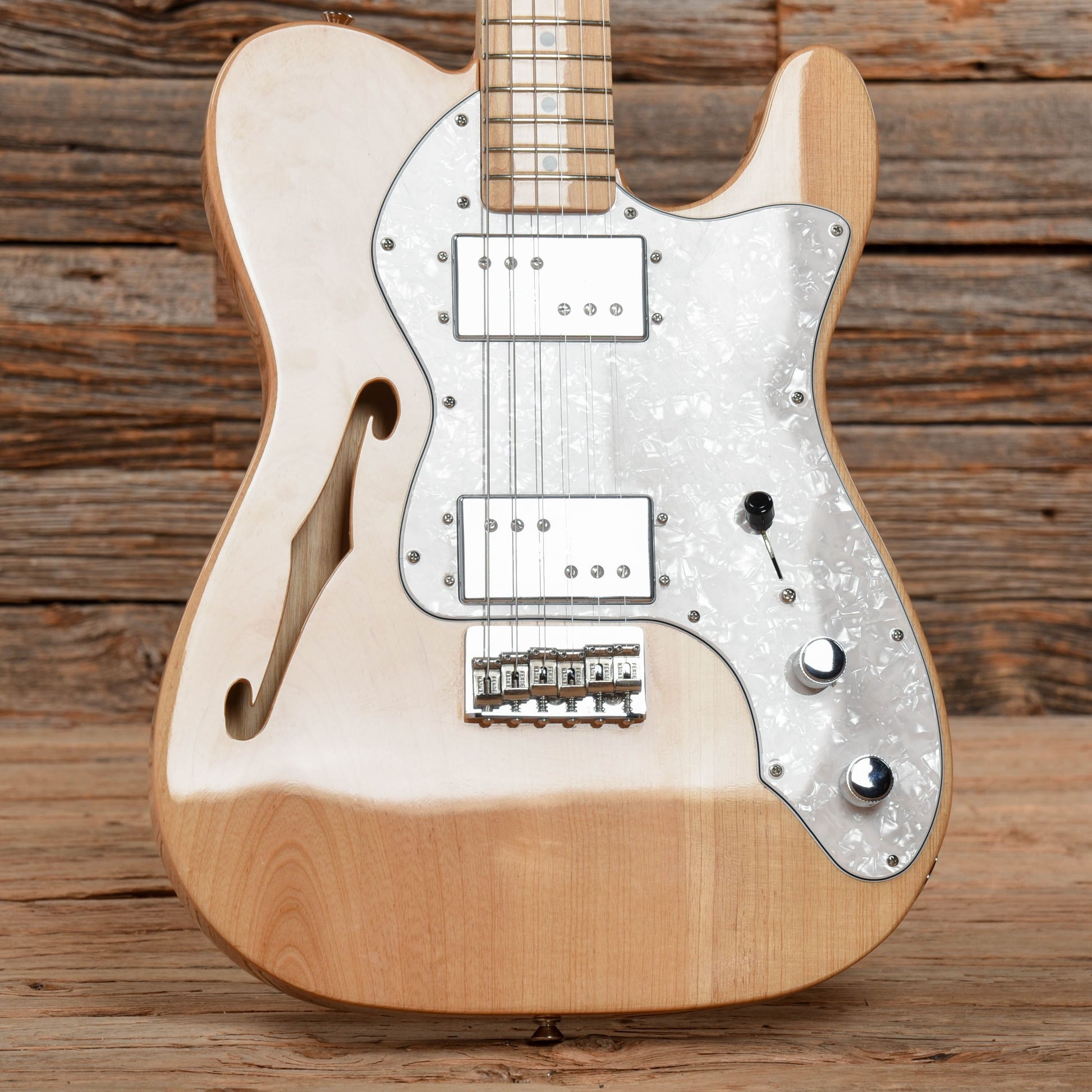 Fender Classic Series '72 Telecaster Thinline Natural 2018 Electric Guitars / Semi-Hollow