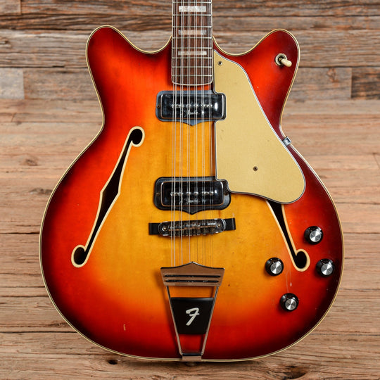 Fender Coronado XII Sunburst 1966 Electric Guitars / Semi-Hollow