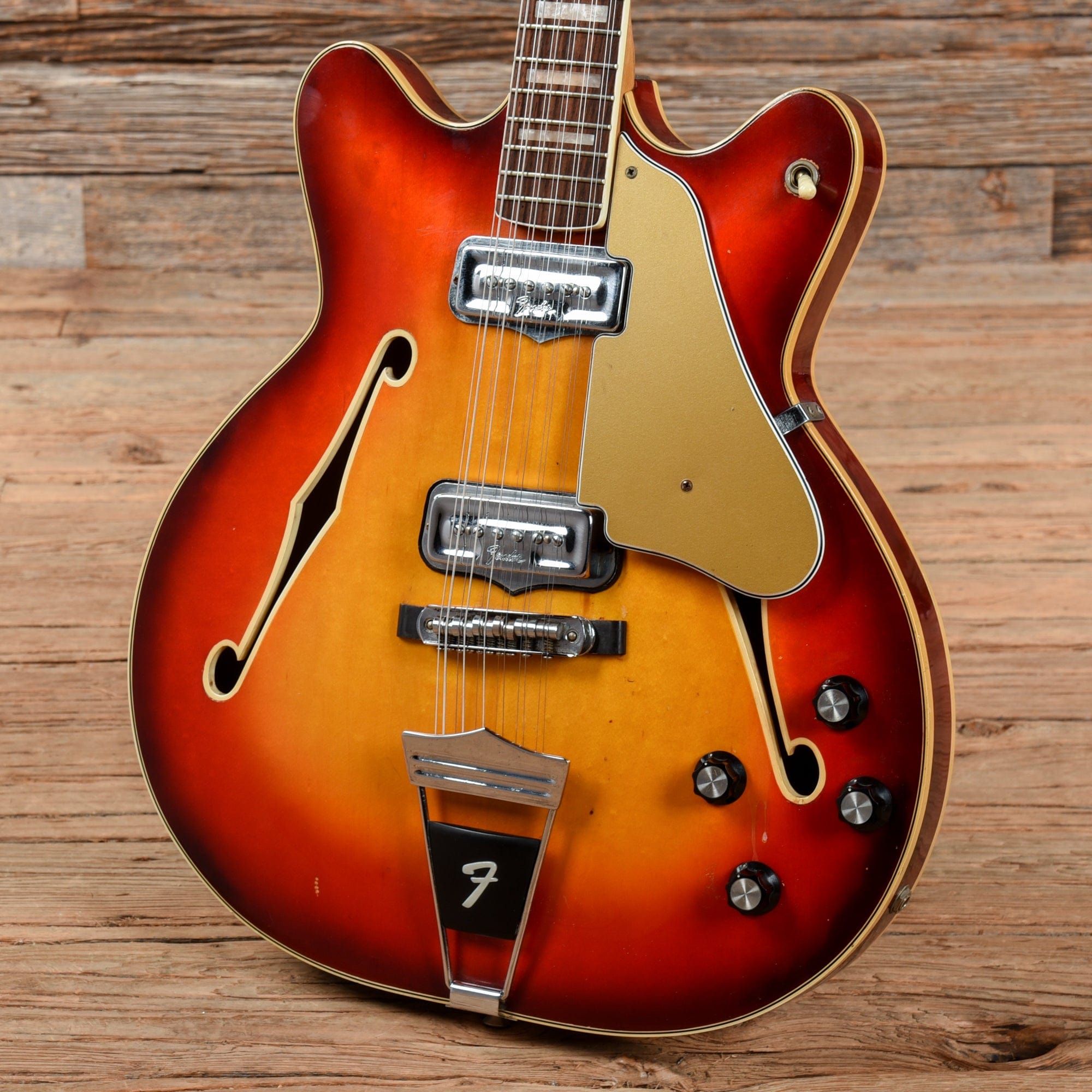 Fender Coronado XII Sunburst 1966 Electric Guitars / Semi-Hollow