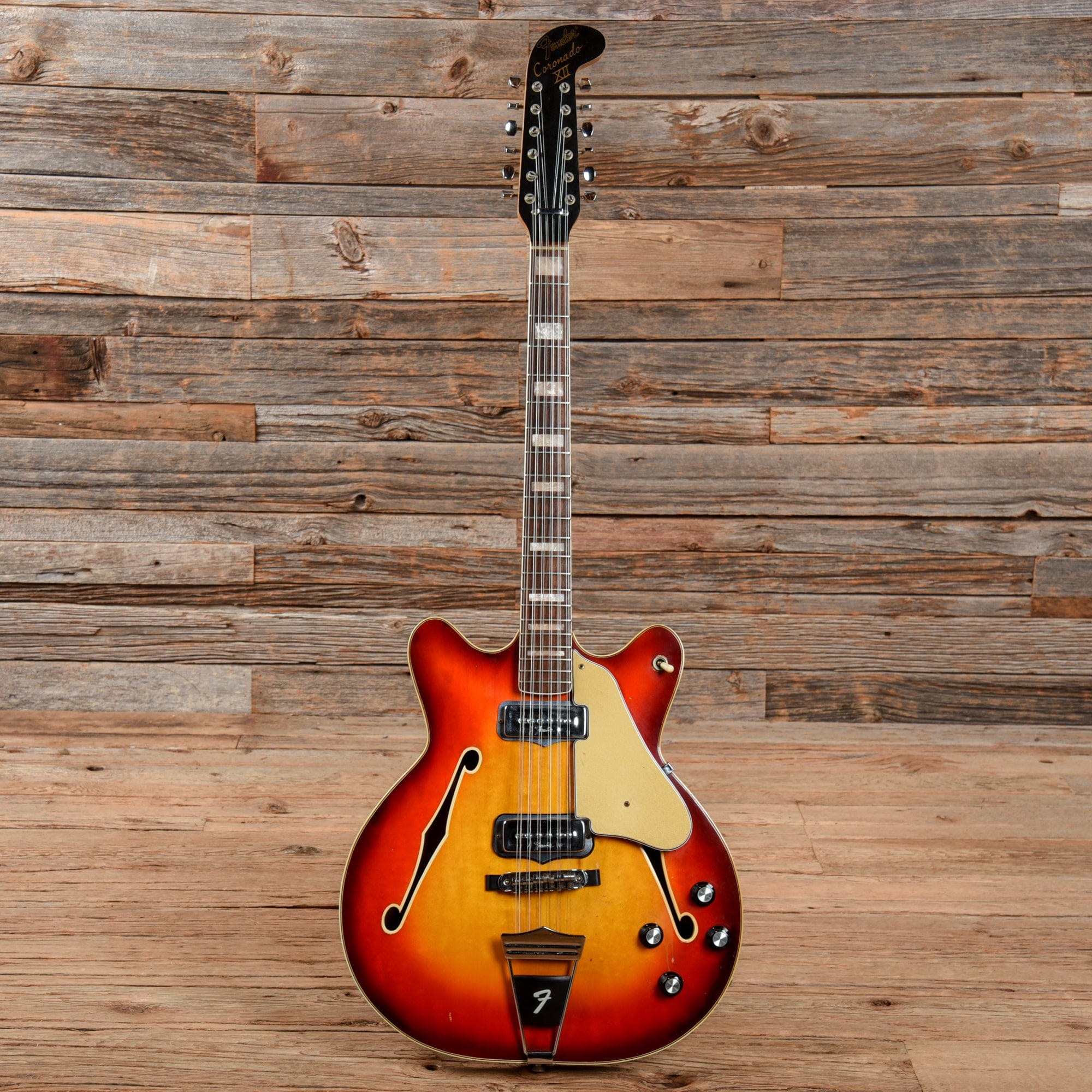 Fender Coronado XII Sunburst 1966 Electric Guitars / Semi-Hollow