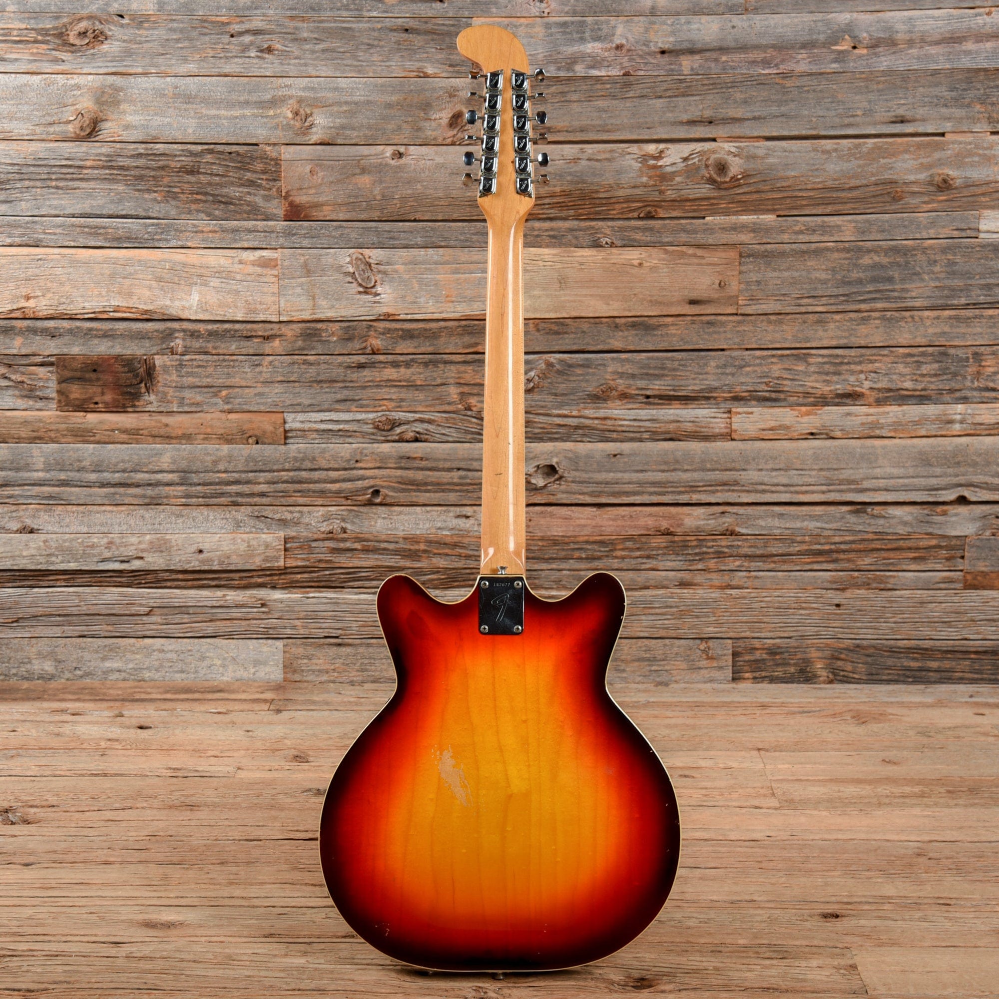Fender Coronado XII Sunburst 1966 Electric Guitars / Semi-Hollow
