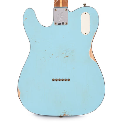 Fender Custom Shop 1972 Thinline Deluxe Relic Ash Aged Daphne Blue w/Roasted Neck & Novak Widerange Humbuckers Electric Guitars / Semi-Hollow