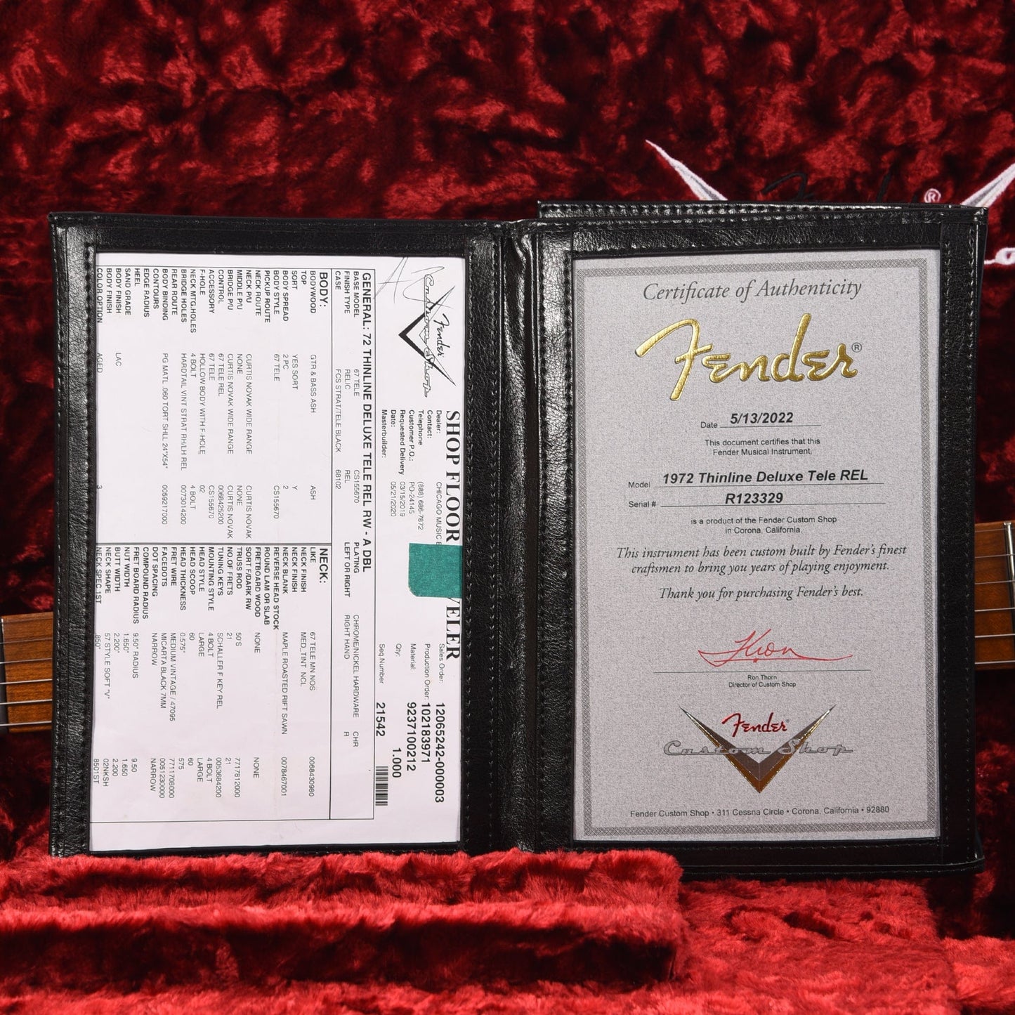 Fender Custom Shop 1972 Thinline Deluxe Relic Ash Aged Daphne Blue w/Roasted Neck & Novak Widerange Humbuckers Electric Guitars / Semi-Hollow