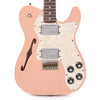 Fender Custom Shop 1972 Thinline Deluxe Relic Ash Dirty Shell Pink w/Novak Widerange Humbuckers Electric Guitars / Semi-Hollow