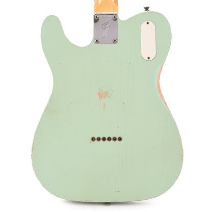 Fender Custom Shop 1972 Thinline Deluxe Relic Ash Dirty Surf Green w/Novak Widerange Humbuckers Electric Guitars / Semi-Hollow