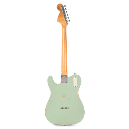 Fender Custom Shop 1972 Thinline Deluxe Relic Ash Dirty Surf Green w/Novak Widerange Humbuckers Electric Guitars / Semi-Hollow