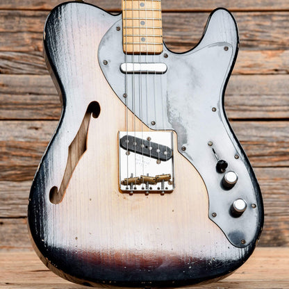 Fender Custom Shop '60s Telecaster Thinline Relic 3-Color Sunburst 2009 Electric Guitars / Semi-Hollow