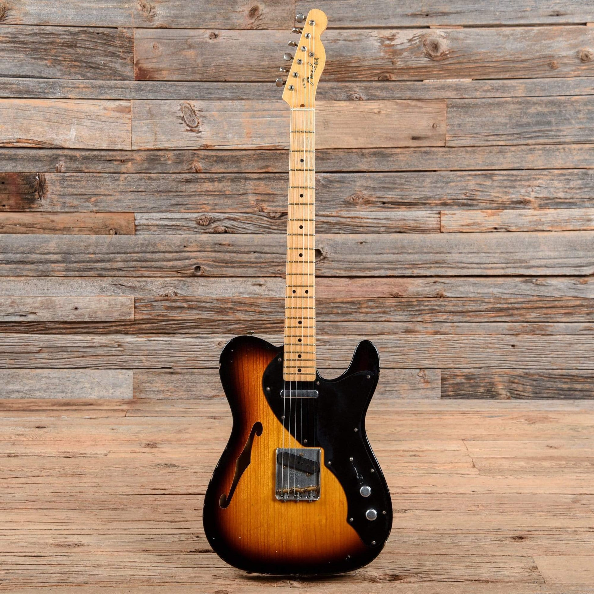Fender Custom Shop '60s Telecaster Thinline Relic 3-Color Sunburst 2009 Electric Guitars / Semi-Hollow