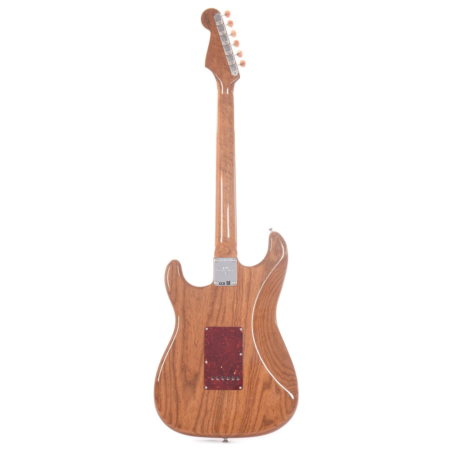 Fender Custom Shop Artisan Stratocaster Thinline Roasted Ash Body AAAA Flame Maple Burl Top Natural Electric Guitars / Semi-Hollow