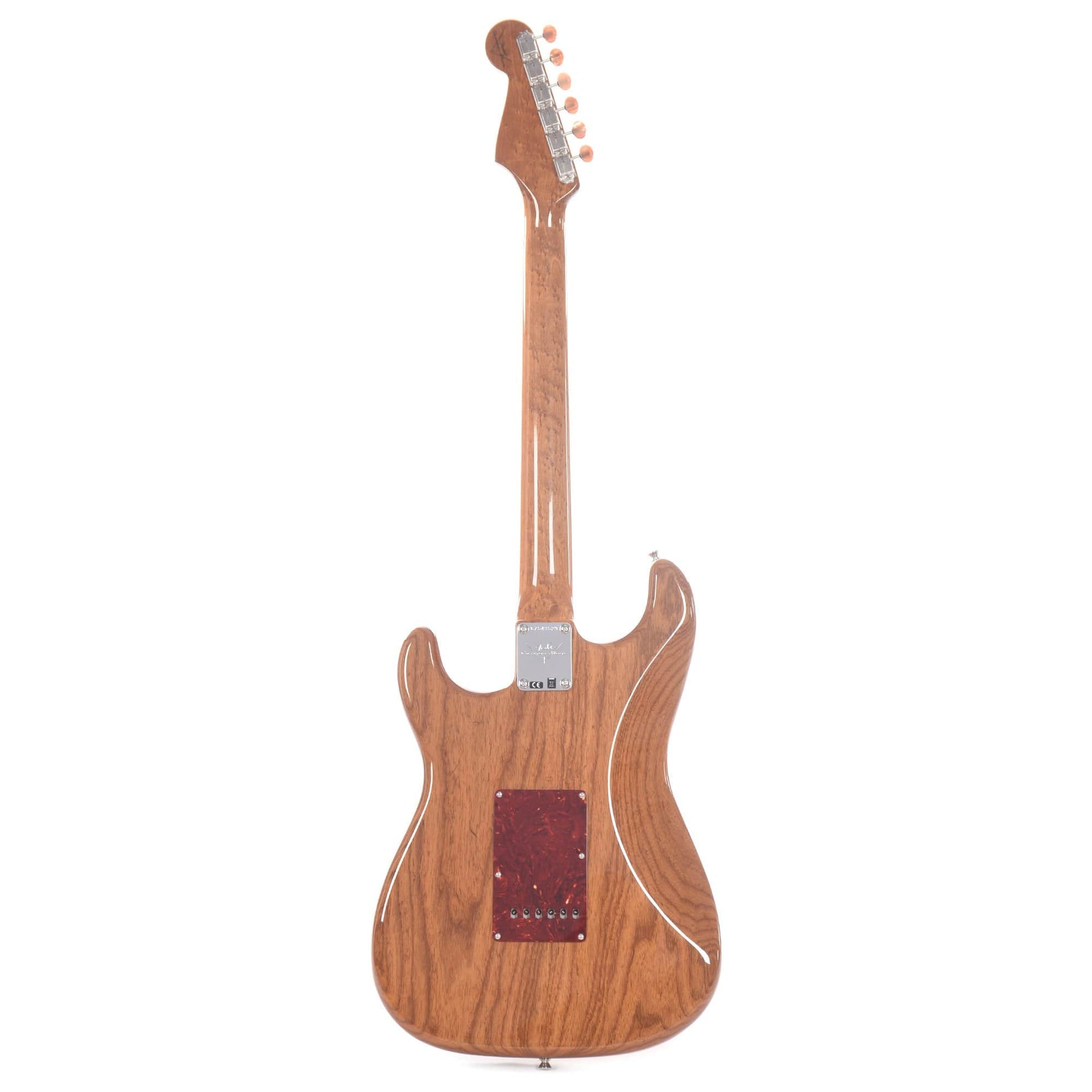 Fender Custom Shop Artisan Stratocaster Thinline Roasted Ash Body AAAA Flame Maple Burl Top Natural Electric Guitars / Semi-Hollow
