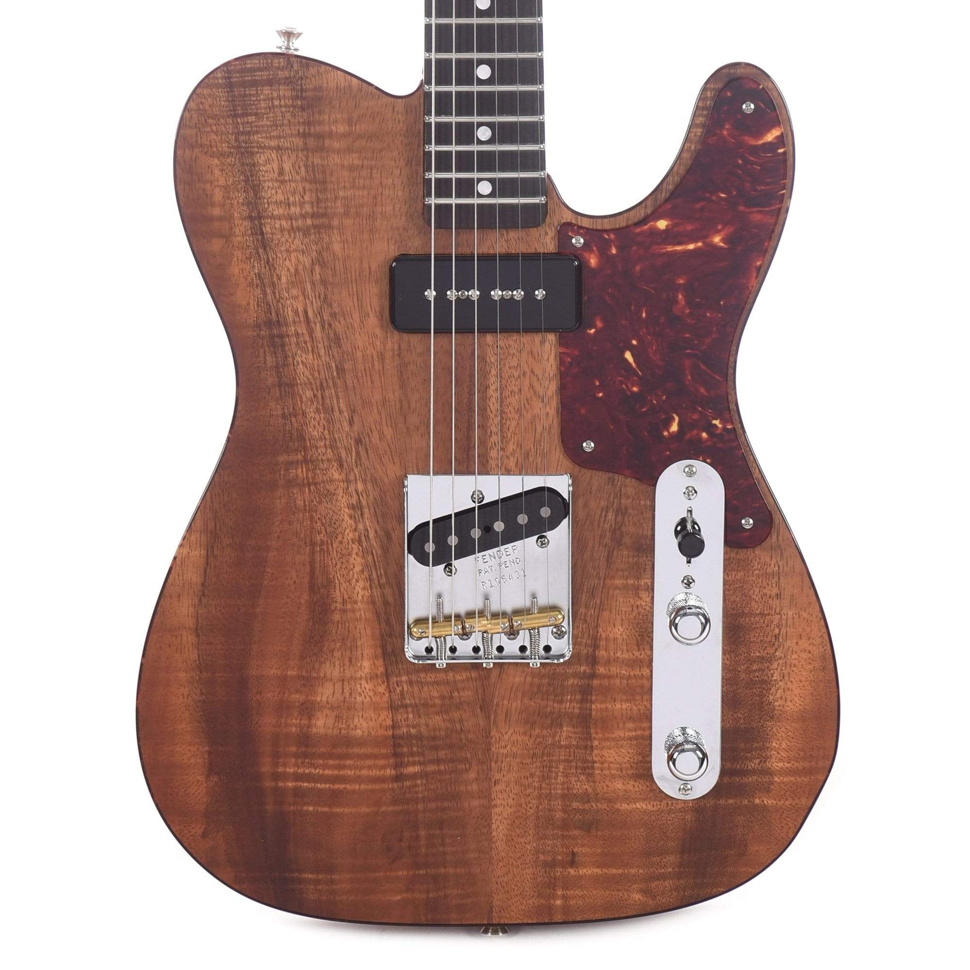 Fender Custom Shop Artisan Thinline Telecaster Fiji Mahogany Body AAAA Flame Koa Top Natural Electric Guitars / Semi-Hollow
