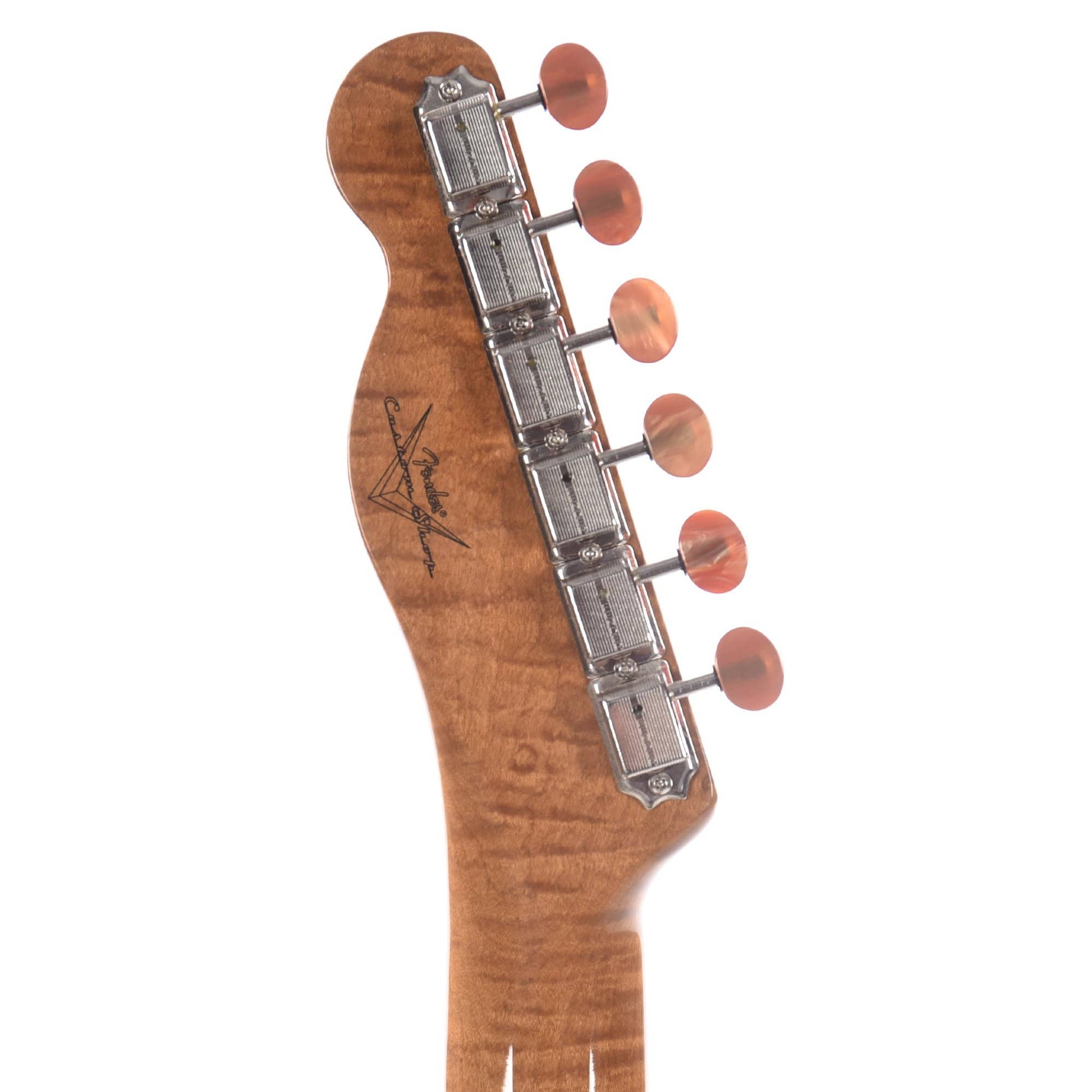 Fender Custom Shop Artisan Thinline Telecaster Fiji Mahogany Body AAAA Flame Koa Top Natural Electric Guitars / Semi-Hollow