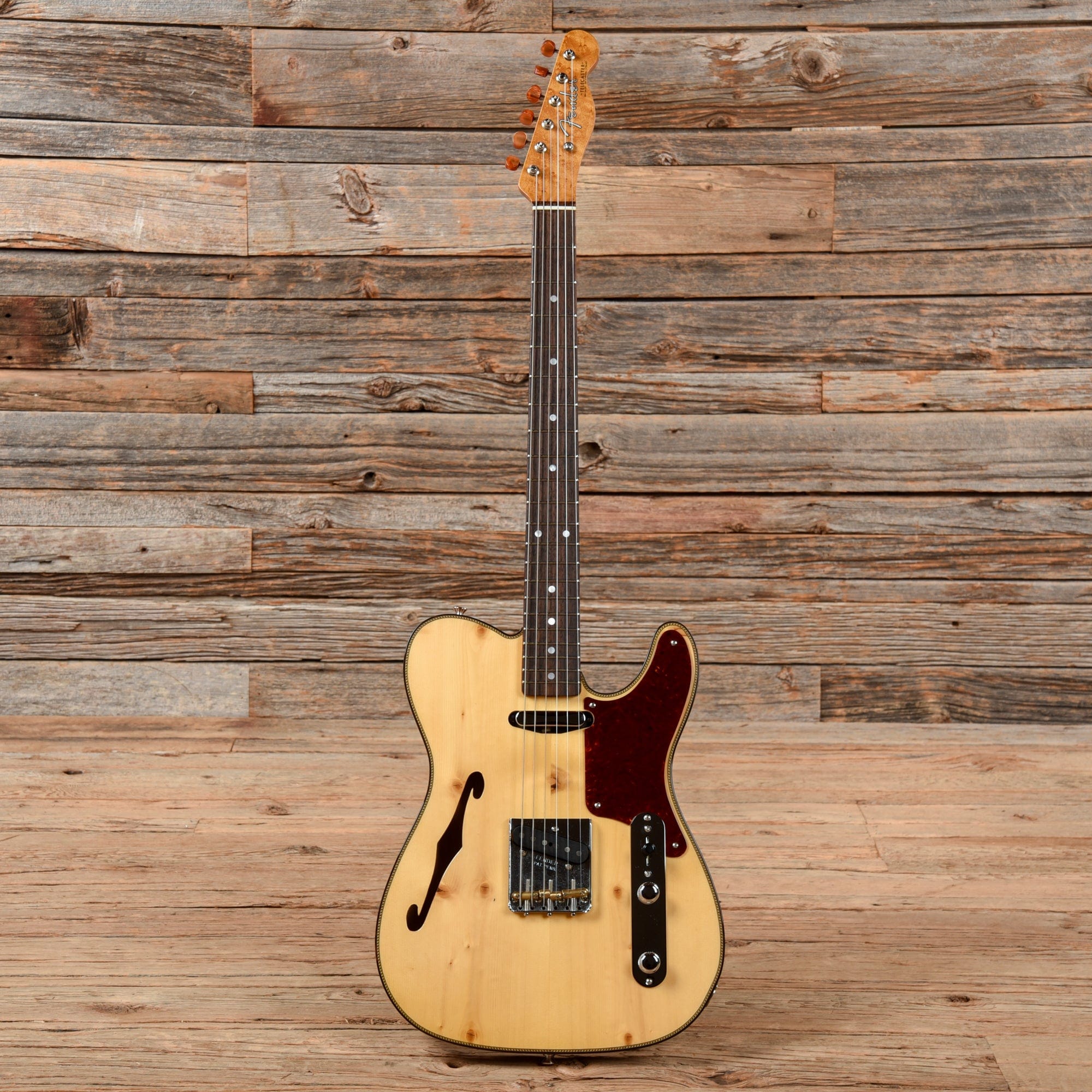 Fender Custom Shop Knotty Pine Telecaster Thinline Natural 2021