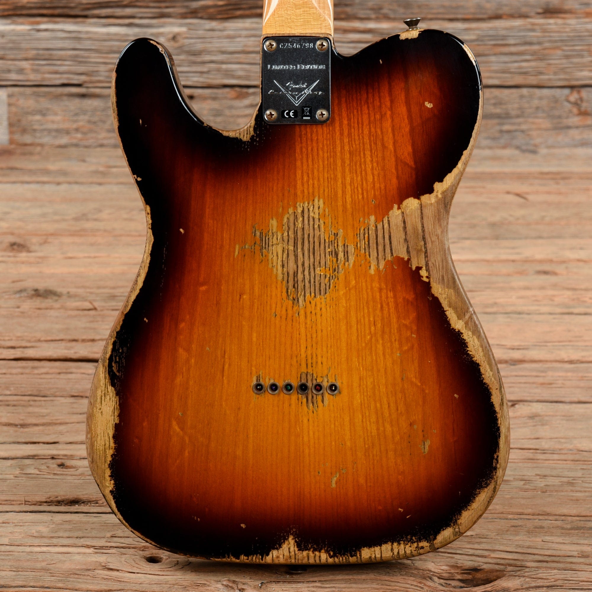 Fender Custom Shop Limited Edition 1972 Telecaster Thinline Heavy Relic Faded/Aged 3-Color Sunburst 2020 Electric Guitars / Semi-Hollow