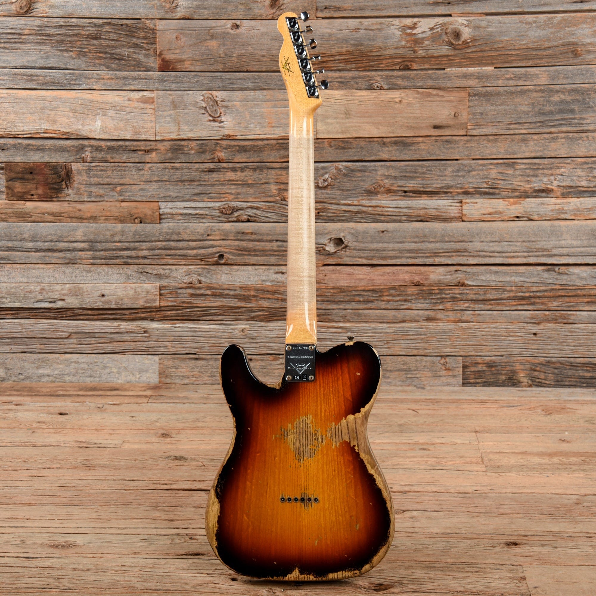 Fender Custom Shop Limited Edition 1972 Telecaster Thinline Heavy Relic Faded/Aged 3-Color Sunburst 2020 Electric Guitars / Semi-Hollow